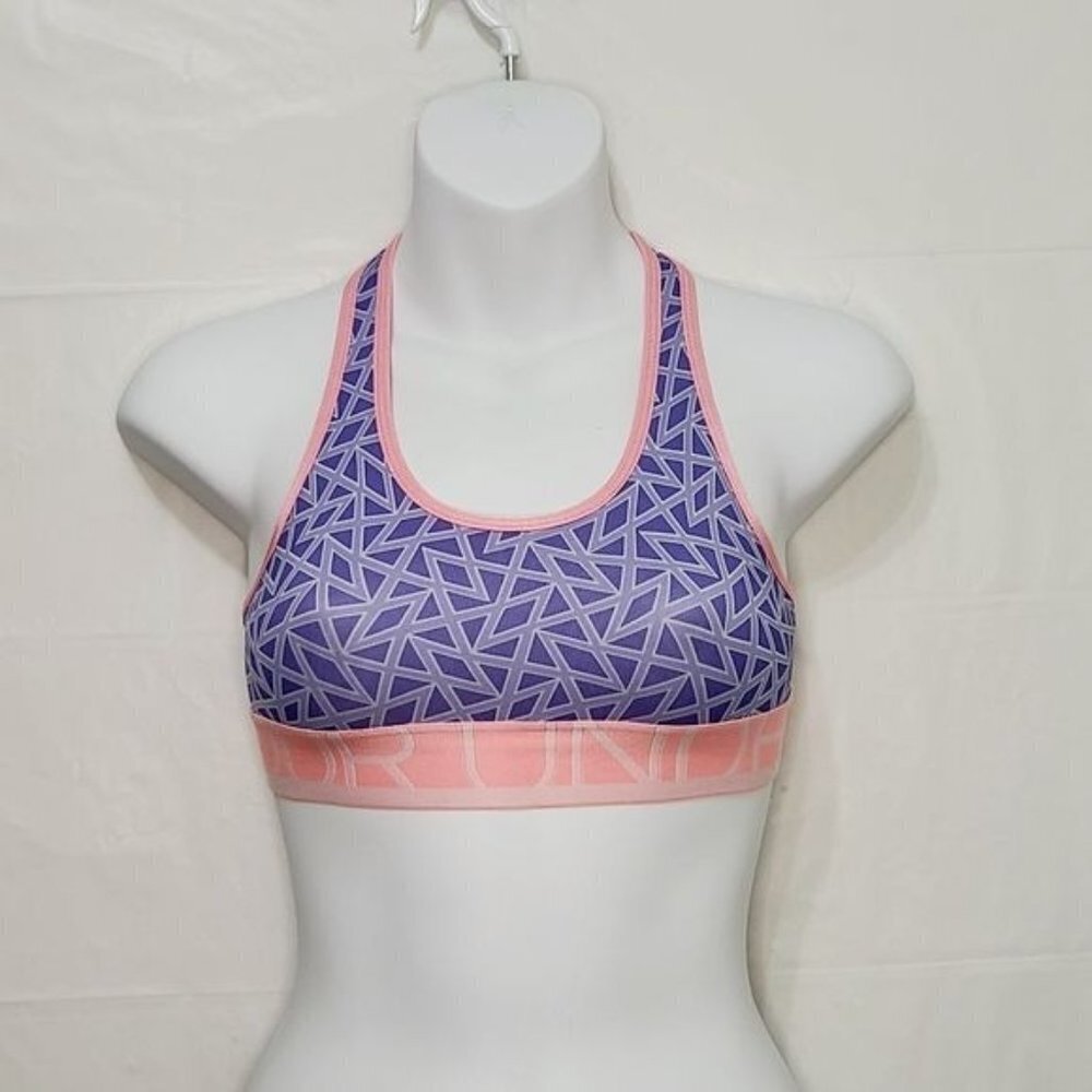 Under Armour Sports Bra - Purple + Pink